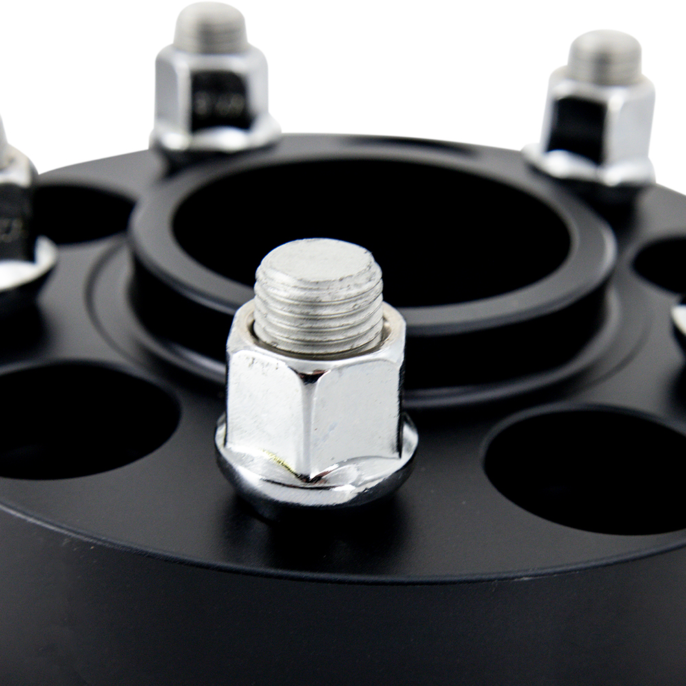 Mishimoto wheel spacer kit hub-centric design with 5x114.3 bolt pattern and 64.1mm center bore