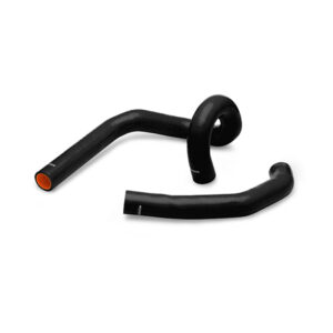 Mishimoto black silicone radiator hose kit for 1986-1992 Toyota Supra with worm-gear clamps