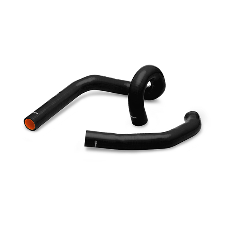 Mishimoto black silicone radiator hose kit for 1986-1992 Toyota Supra with worm-gear clamps