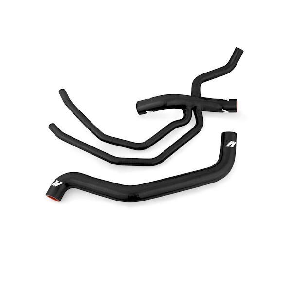 Mishimoto silicone hose kit installed alongside Ford F-150 Lightning aluminum radiator