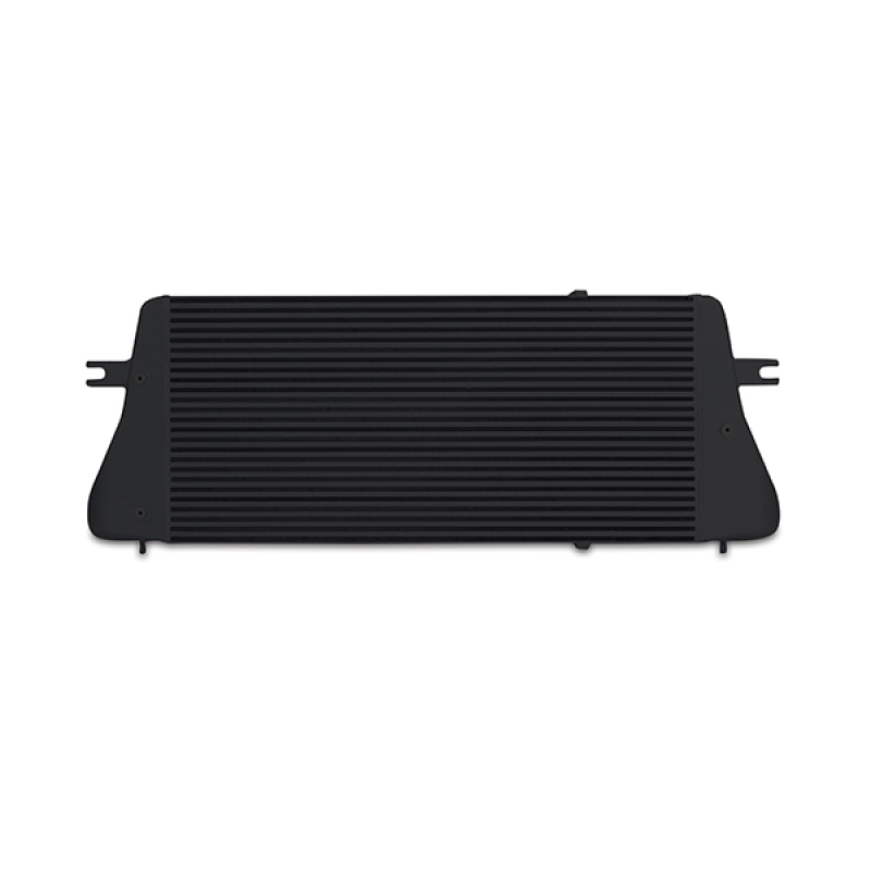 Mishimoto MMINT-RAM-94BK black aluminum bar-and-plate intercooler for 1994-2002 Dodge 5.9L Cummins