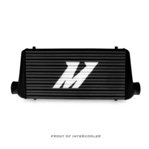 Mishimoto MMINT-UMB universal front-mount intercooler with black TIG-welded 6061 aluminum core