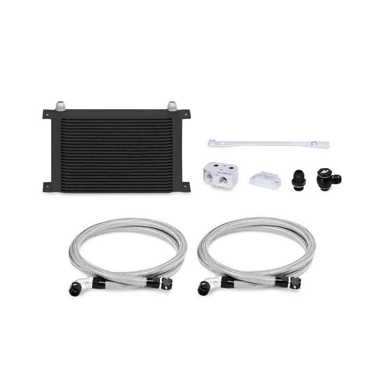 Mishimoto MMOC-GTO-04BK 25-row Black anodized LS1/LS2 front-sump oil cooler kit
