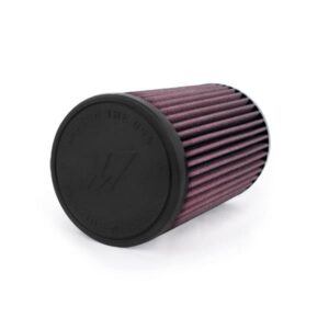 Mishimoto MMAF-2758 red painted cotton performance air filter with 2.75 in. inlet and 8 in. filter length