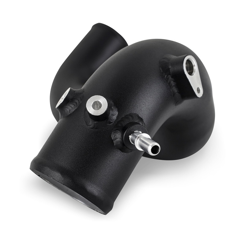 Wrinkle black powder-coated finish on Mishimoto Ford Bronco intercooler pipe kit