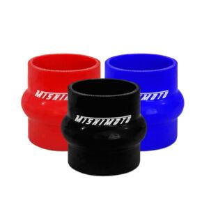 Mishimoto MMCP-2.5HPBK black silicone hump hose coupler with 2.5-inch inside diameter