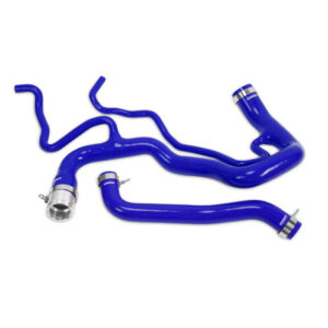 Mishimoto MMHOSE-DMAX-11BL blue silicone coolant hose kit for 6.6L Duramax trucks