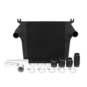 Mishimoto MMINT-RAM-10KBK Stealth Black bar-and-plate intercooler for 2010-2012 Dodge Ram 6.7L Cummins