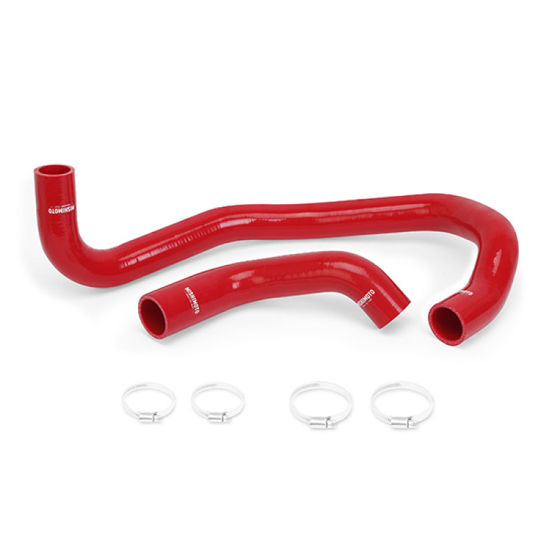 Mishimoto silicone coolant hose kit set in red for LX chassis 5.7L V8 engine