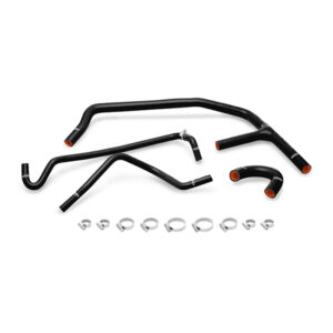 Mishimoto MMHOSE-MUS4-15ANCBK black silicone coolant hose kit for 2015-2017 Mustang EcoBoost