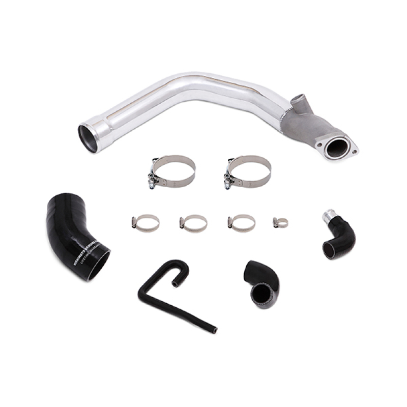 Mishimoto MMICP-WRX-15P polished aluminum charge pipe for 2015-2021 Subaru WRX