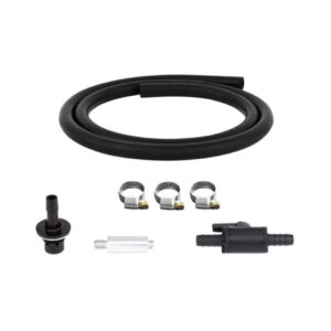 Mishimoto Baffled Oil Catch Can Petcock Drain Kit MMBCC-DRAIN-01 with aluminum barbed fitting