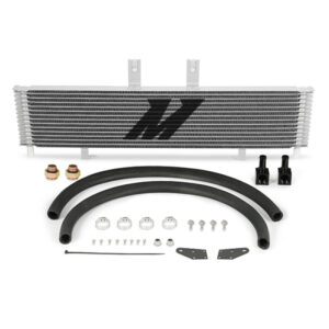 Mishimoto MMTC-DMAX-03SL silver transmission cooler for Chevrolet/GMC 6.6L Duramax LB7/LLY 2003-2005