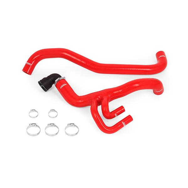 Mishimoto silicone radiator hose kit with quick-disconnect couplers and worm gear clamps