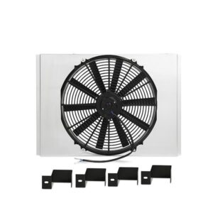 Mishimoto Performance Fan Shroud Kit MMFS-CK-63 with 16-inch electric fan for 1963-66 GM C/K trucks