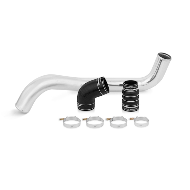 Mishimoto silicone boot with DuraCore technology included in the hot-side intercooler pipe kit
