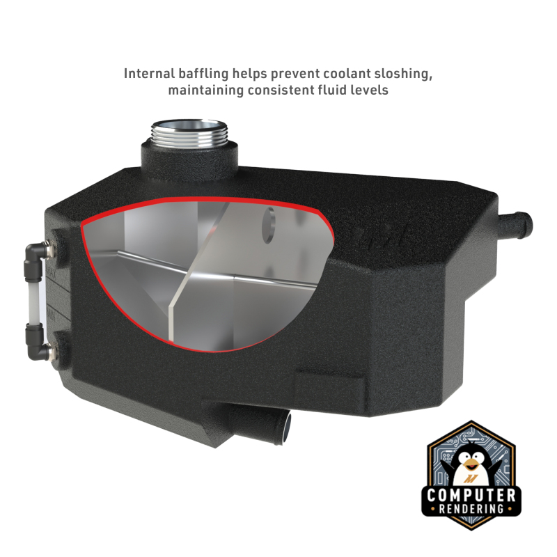 Mishimoto MMRT-RS-16EWRD Aluminum Expansion Tank for Ford Focus - Image 5