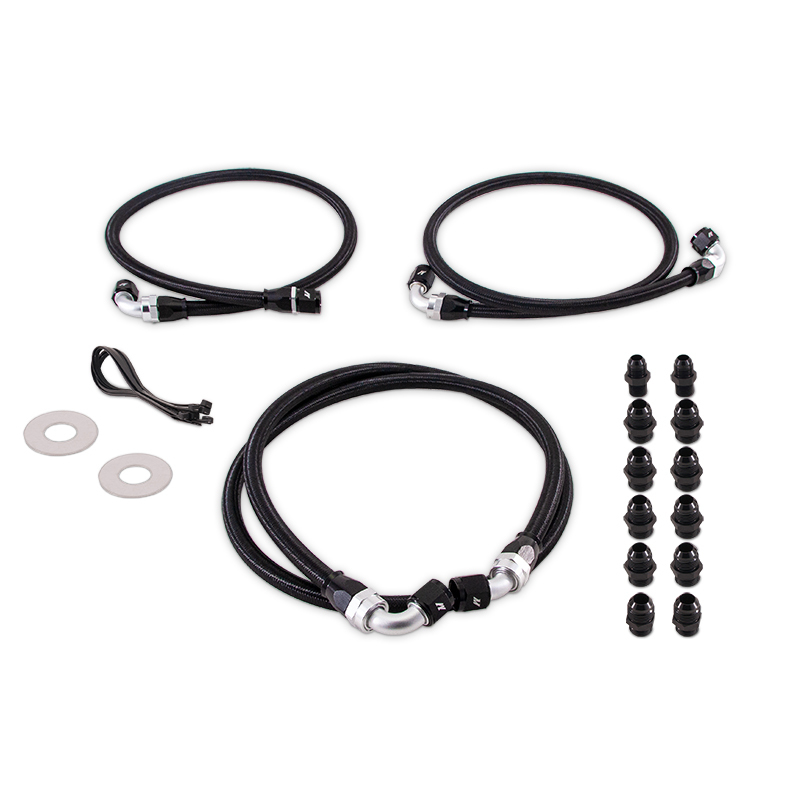 Mishimoto MMTCL-DMAX-01 Transmission Cooler Line Kit for Chevrolet/GMC 6.6L Duramax LB7/LLY 2001-2005