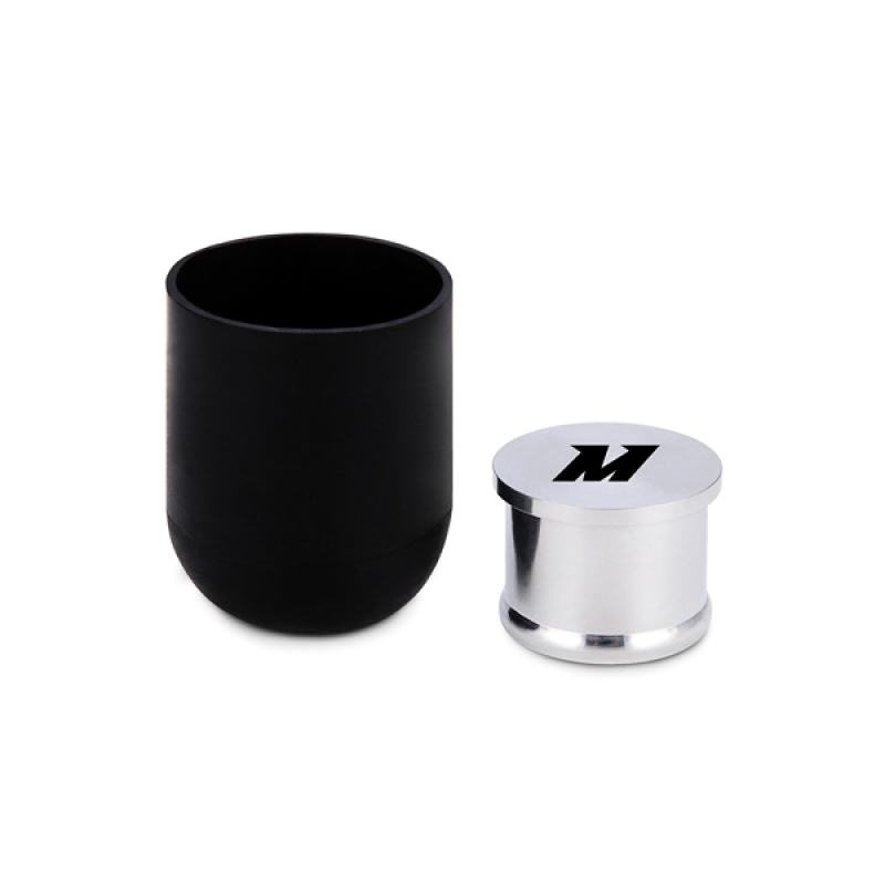 Mishimoto Sound Generator Delete Kit rubber cap installed on the sound diaphragm