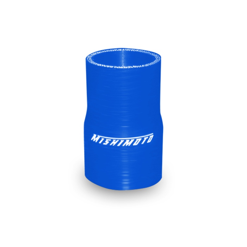 Close-up of Mishimoto silicone coupler showing 2.25-inch and 2.5-inch diameter ends