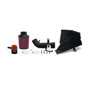 Mishimoto Performance Air Intake wrinkle black pipe for 2006-2011 Honda Civic Si with heat shield