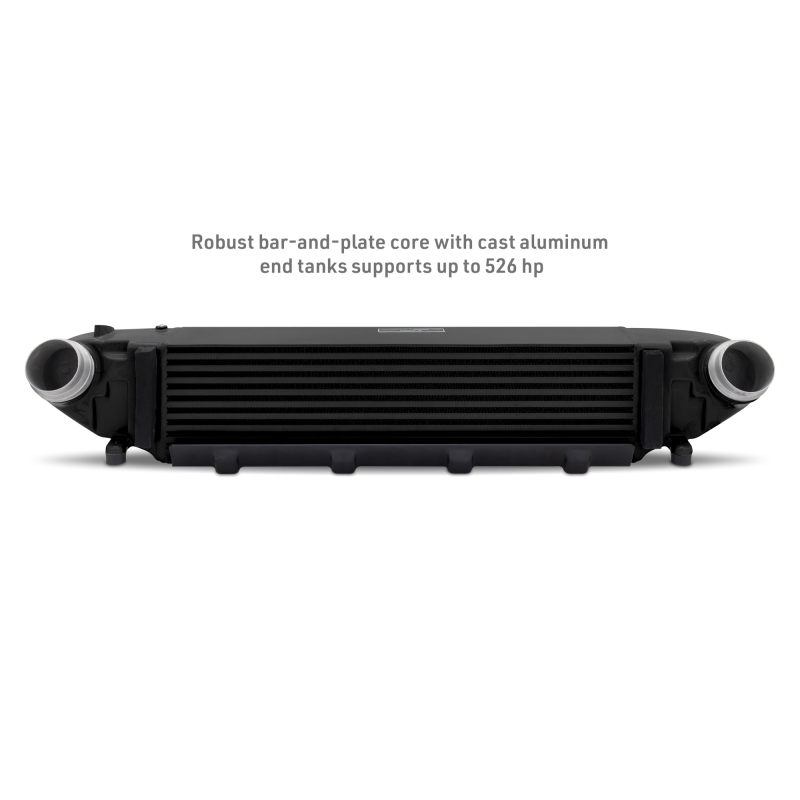 Aluminum hot-side and cold-side intercooler pipes with cast connections for Mustang EcoBoost