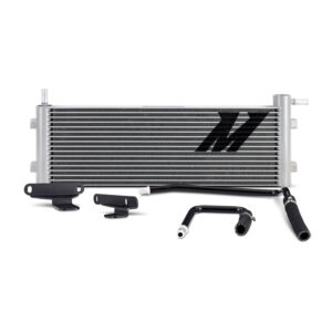Mishimoto MMTC-RAM-10 silver transmission cooler for 2010-2012 Dodge Ram 2500/3500 6.7L Cummins