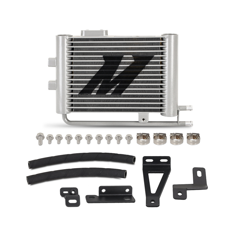 Mishimoto MMTC-TAC-05 silver transmission cooler for Toyota Tacoma 2005-2011