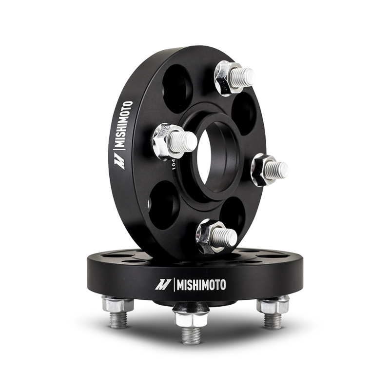 Mishimoto MMWS-011-150BK black wheel spacer with 4x100 bolt pattern and 56.1mm center bore