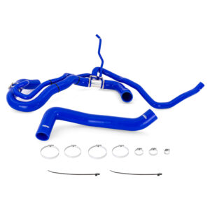 Mishimoto MMHOSE-DMAX-17BL blue silicone coolant hose kit for 6.6L Duramax