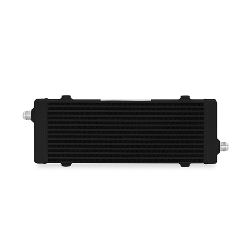 Mishimoto black anodized bar-and-plate oil cooler core for the 2016-2018 Ford Focus RS