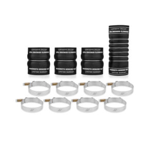 Mishimoto MMBK-RAM-03BK black DuraCore silicone intercooler boot kit for 5.9L Dodge Cummins