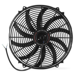 Mishimoto MMFAN-16C 16-inch curved blade universal electric cooling fan with black ABS shroud