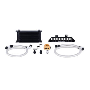 Mishimoto 19-row stacked-plate oil cooler kit for 2013-2018 Ford Focus ST 2.0L EcoBoost