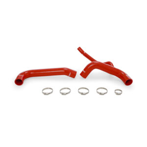 Mishimoto red silicone radiator hose kit MMHOSE-MOP62-15RD for Dodge Hellcat 6.2L SC