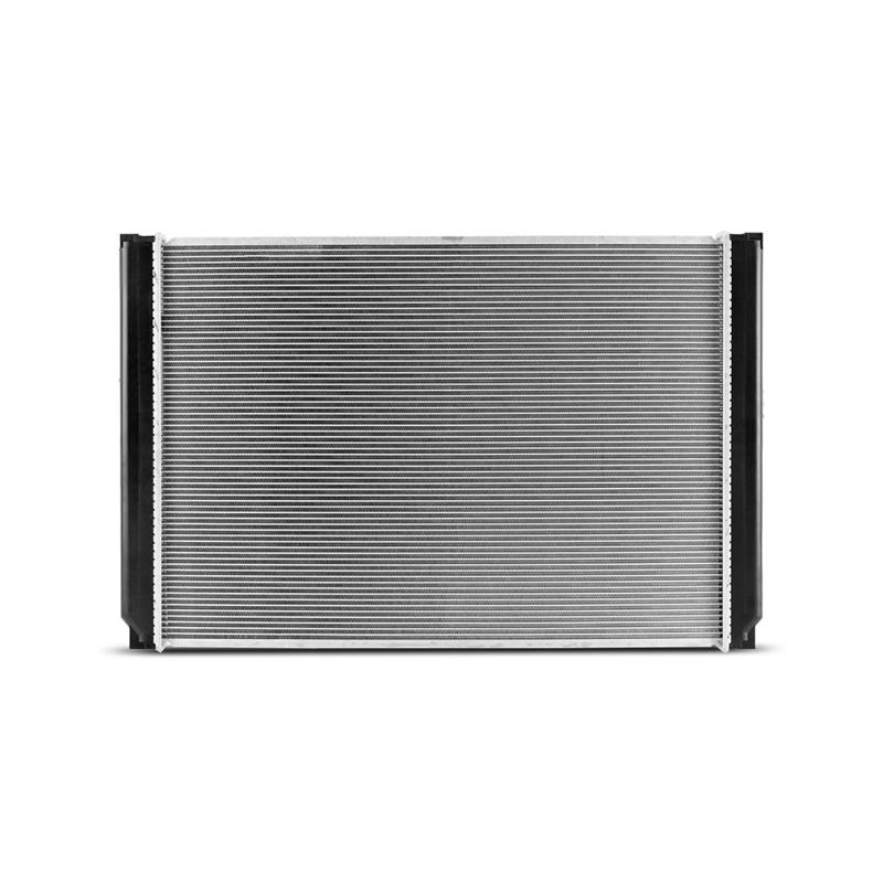 Close-up of Mishimoto R2925 radiator cooling fins