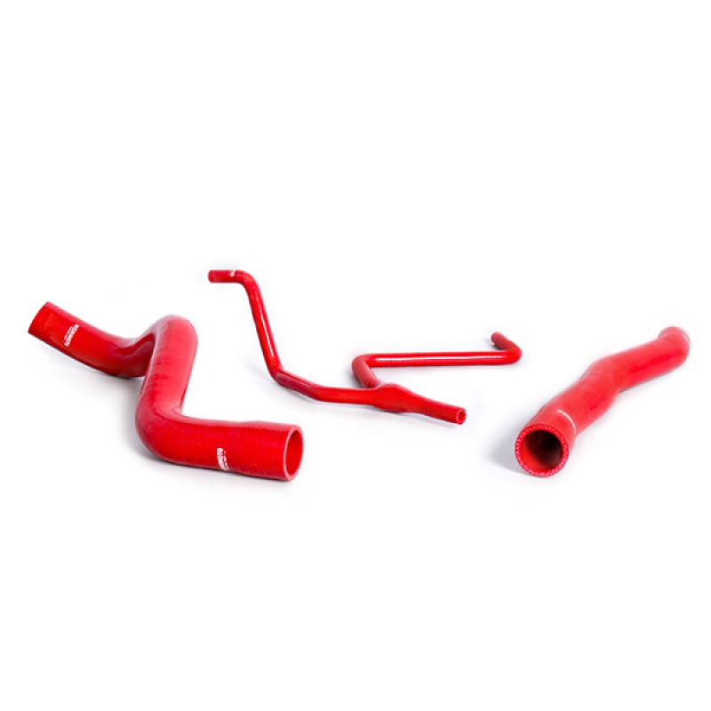 Upper and lower silicone radiator hoses with worm-gear clamps for Chevrolet Camaro