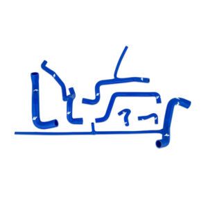 Mishimoto blue silicone radiator hose kit for Volkswagen Corrado VR6, part MMHOSE-VR6-92BL