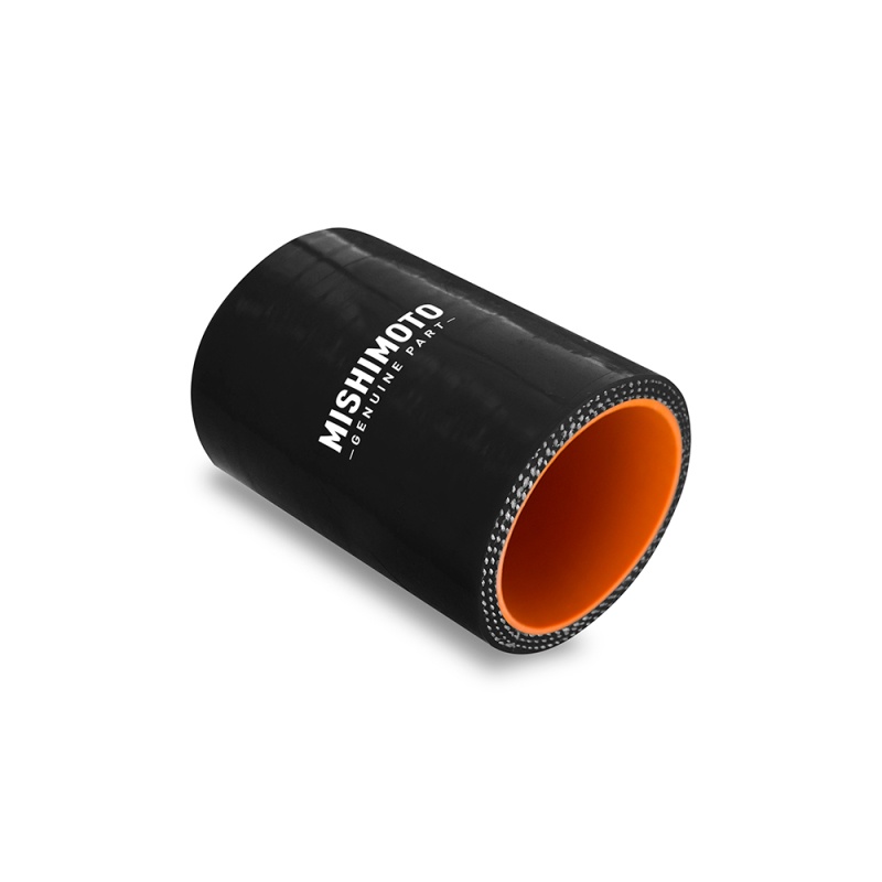 Mishimoto silicone coupler MMCP-275SBK end view highlighting 2.95-inch outside diameter