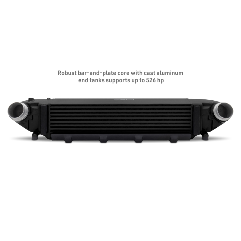 Polished aluminum hot-side and cold-side intercooler pipes for Ford Mustang EcoBoost