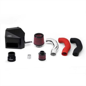 Mishimoto MMAI-MK7-15WBK black powder-coated cold air intake airbox for VW MK7 GTI