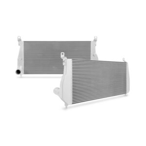 Mishimoto MMINT-DMAX-01SL silver aluminum intercooler for 2001-2005 Chevrolet GMC 6.6L Duramax