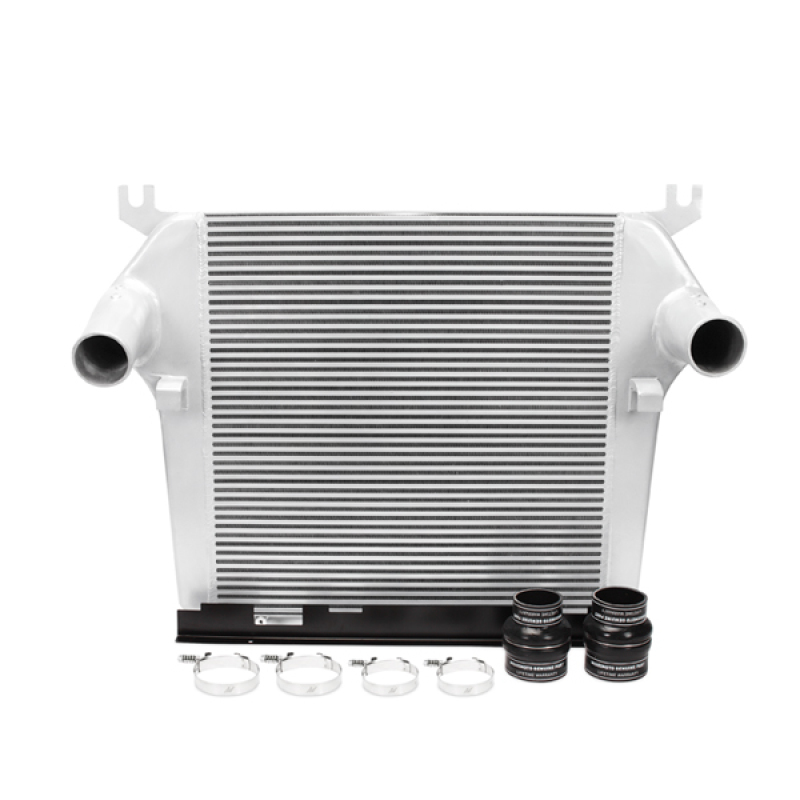 Mishimoto MMINT-RAM-10SL silver forced induction intercooler for 2010-2012 6.7L Cummins Dodge Ram trucks