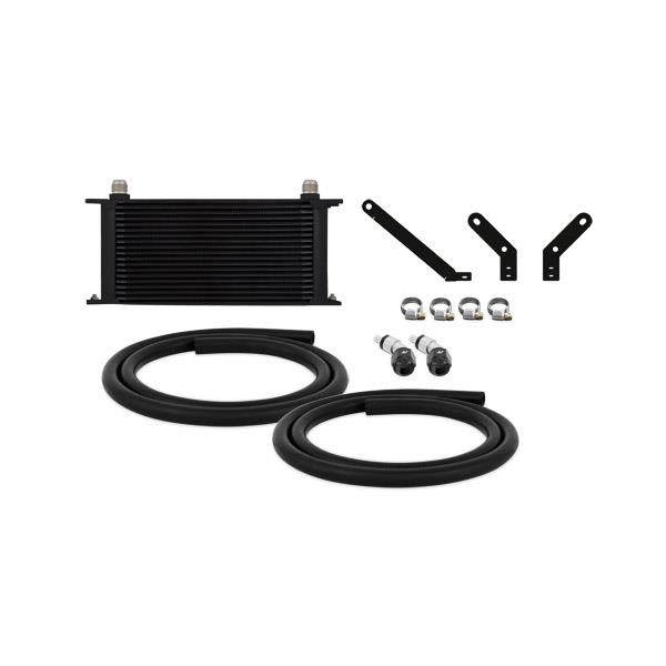 Mishimoto MMTC-WRX-15BK black CVT transmission cooler for Subaru WRX 2015-2021