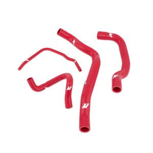 Mishimoto red silicone radiator hose kit for 2002-2008 Mini Cooper S Supercharged, part MMHOSE-TINY-01RD