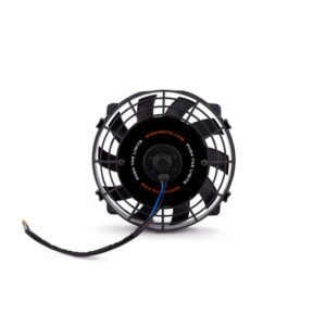Mishimoto MMFAN-8 universal 8-inch electric cooling fan with curved black plastic blades