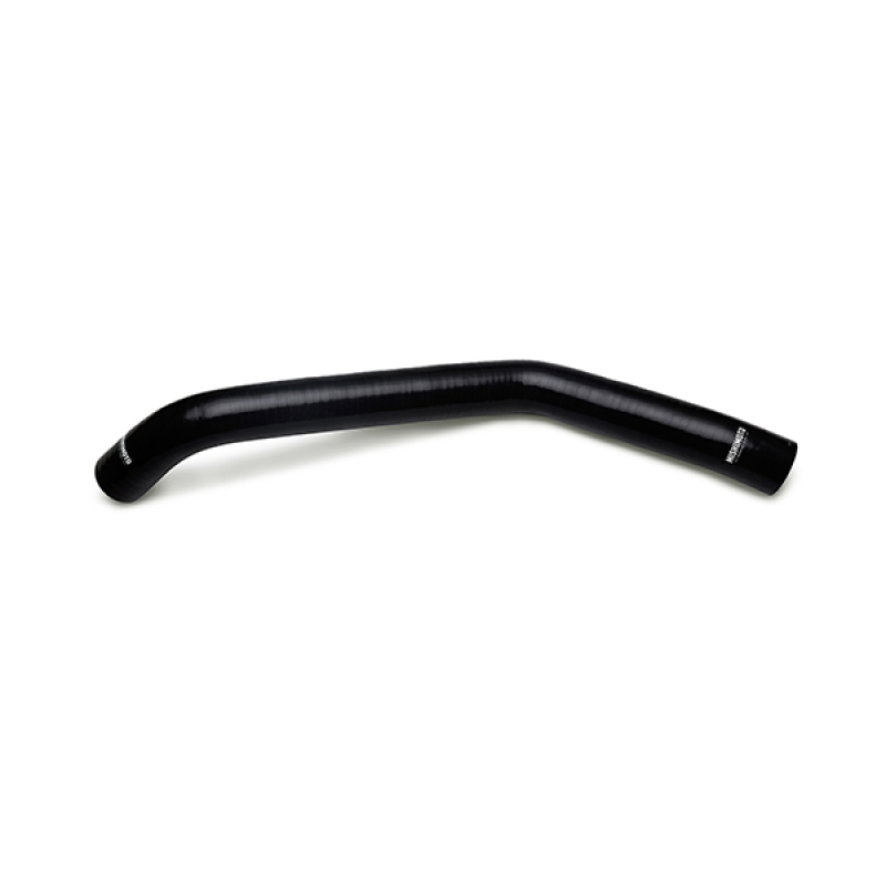 Mishimoto black silicone upper radiator hose for 1968-1972 Chevrolet Chevelle with worm-gear clamps