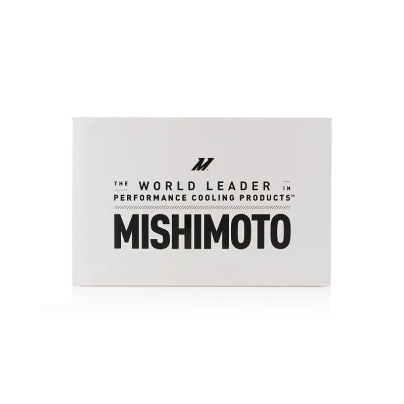 Mishimoto transmission cooler shown in silver finish for Tacoma trucks