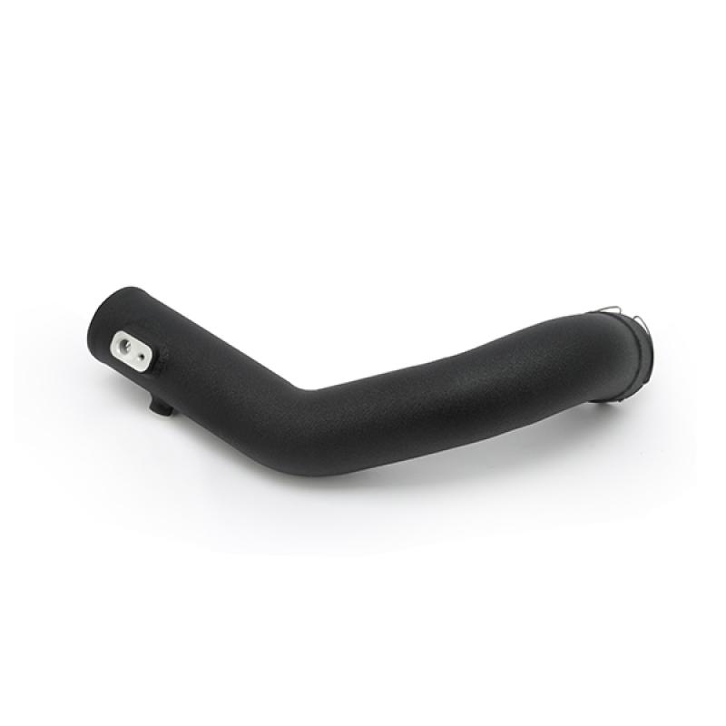 CNC-machined quick-disconnect fitting on Mishimoto Cadillac ATS 2.0T cold-side intercooler pipe
