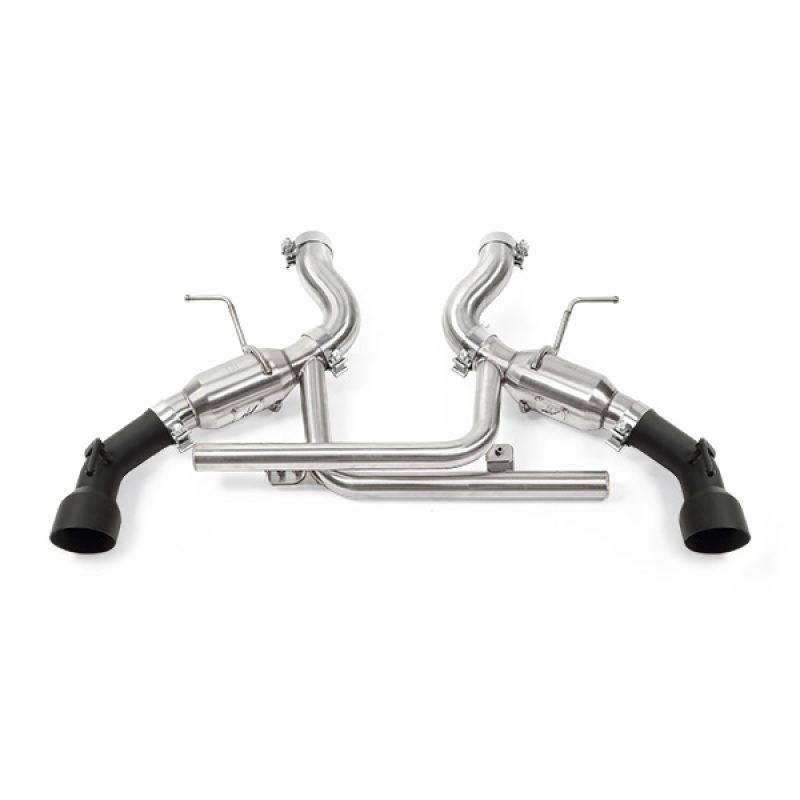 304 stainless steel Mishimoto mufflers with Helmholtz resonators for LT1 Camaro SS
